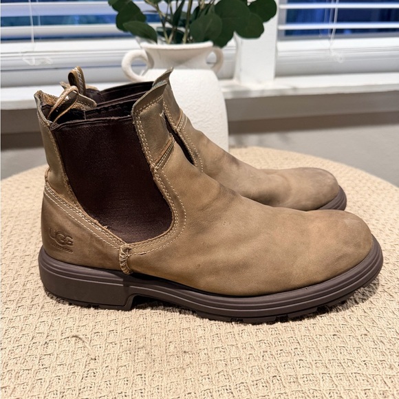 UGG Men’s Size 10.5 M Biltmore Chelsea Waterproof Slip On Boots Stout 1103789 main image 6